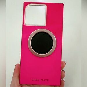 Neon Pink iPhone 14 Pro Max Case & Ohsnap Magsafe Grip